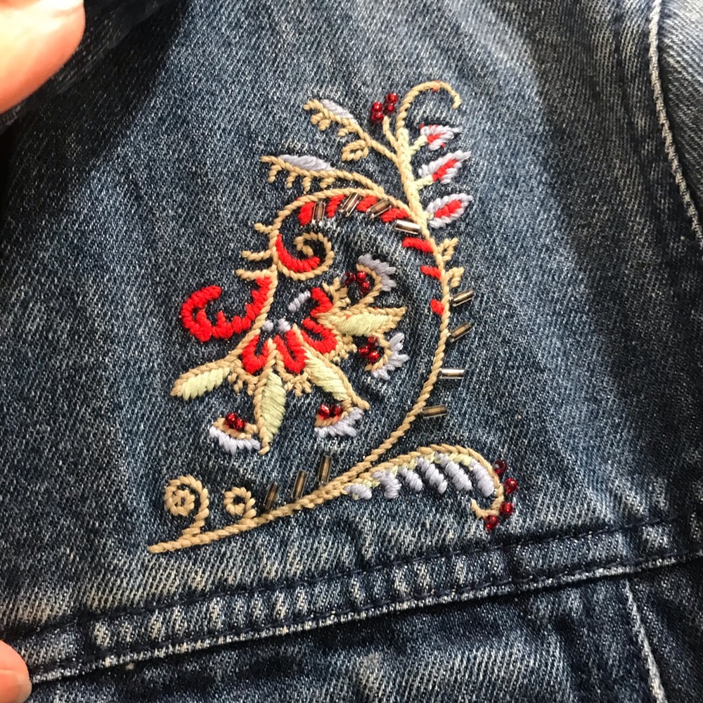 Pendleton Embroidered Jean Jacket - image 6